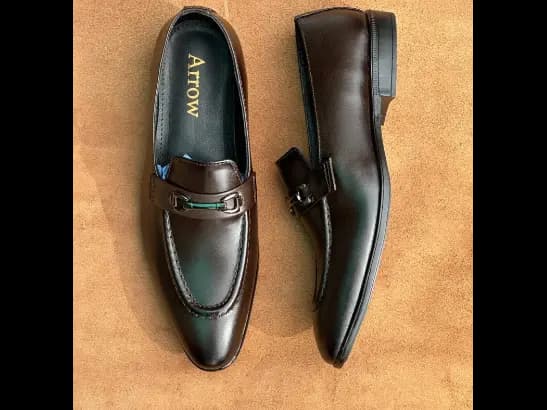 Men’s Coffee Brown Cow Leather Loafer (2)