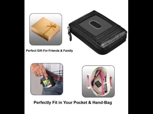 Leather Card Holder Black (5)