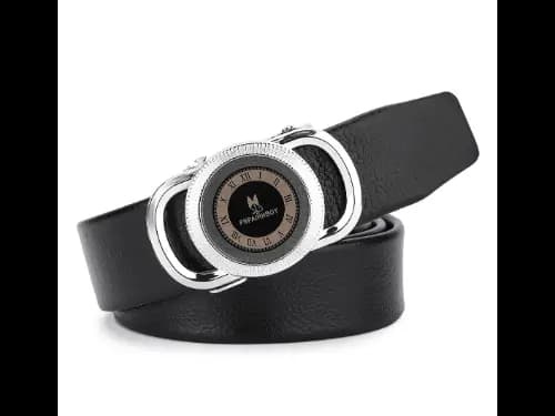 Men Slim Belt with Autolock Closure