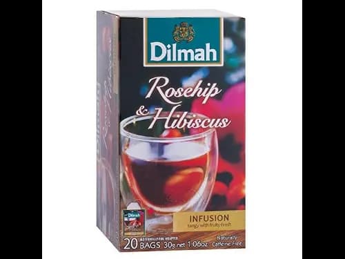 Dilmah Rosehip & Hibiscus Tea - 20 Tea Bags