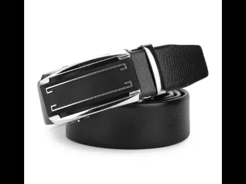 Men Slim Belt with Auto-Lock Closure