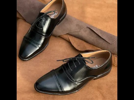 Men’s Oxford Jet Black Shoe (2)
