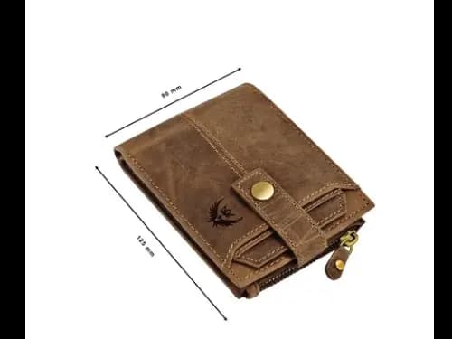 Genuine Leather Bi-Fold Wallet (4)