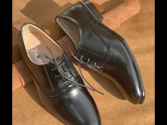 Men’s Oxford Jet Black Shoe (2)