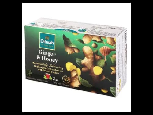 Dilmah Ginger and Honey Flavored Ceylon Black Tea – 20 Tea Bags (2)