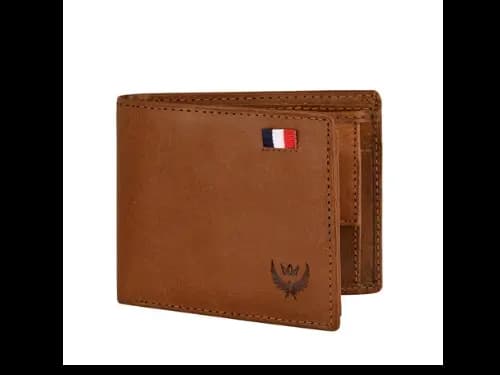 Genuine Leather Bi-Fold Wallet