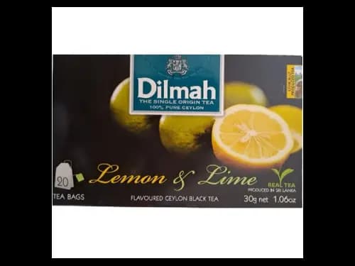 Dilmah Lemon and Lime Flavoured Black Tea – 20 Tea Bags (2)