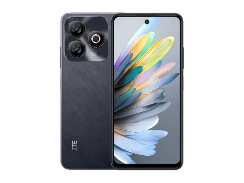 ZTE Blade A75 (4GB / 256GB) with Aqua Green and Basalt Black colors