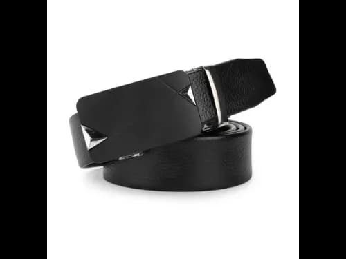 Men Slim Belt with Auto-Lock Closure