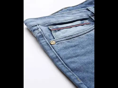 Acid Lightly Washed & Distressed Relaxed Fit Jeans (4)