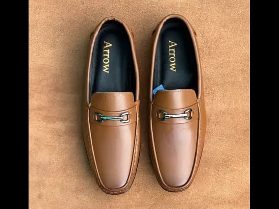 Men’s Tan Cow Leather Casual Loafer