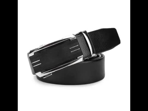 Men Slim Belt with Auto-Lock Closure