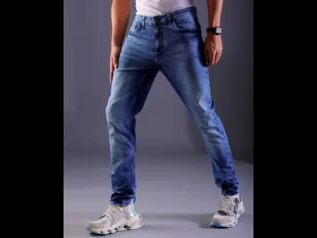 Acid-Wash Slim Fit Jeans (2)