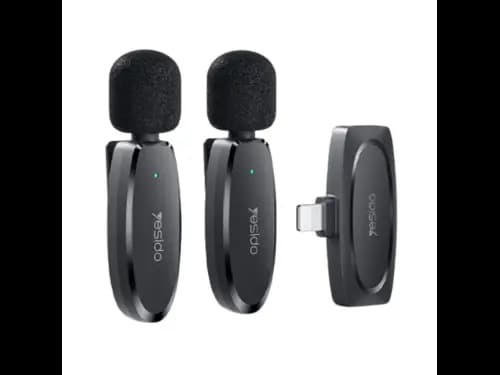 Yesido KR14 Dual Transmitter Low-latency Wireless Lavalier Microphone