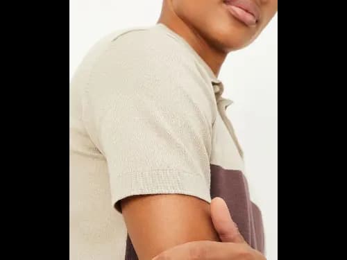 Men Colourblock Regular Fit Polo T-Shirt (4)