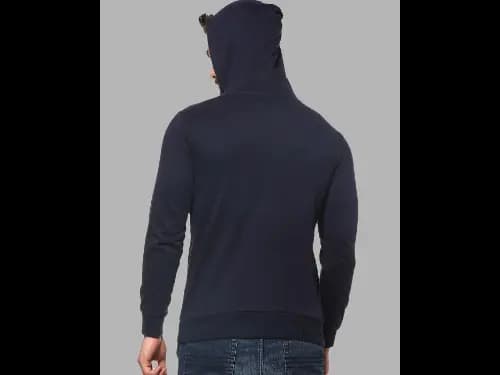 Typographic Print Hoodie with Kangaroo Pocket (3)