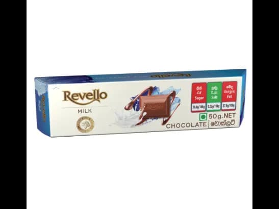 Revello Milk Chocolate 50g