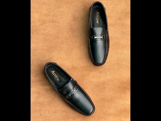 Men’s Jet-Black Cow Leather Casual Loafer (3)
