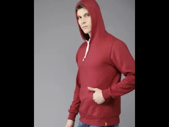 Hoodie with Kangaroo Pockets & Drawstrings (2)