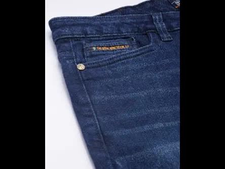 Heavily Washed Bootcut Jeans (5)