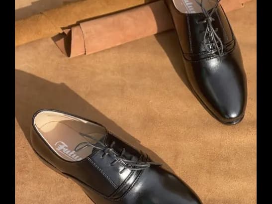 Men’s Oxford Jet Black Shoe (3)