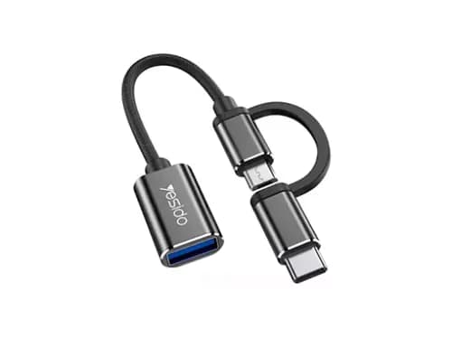 YESIDO 2 In 1 OTG GS02 - Black