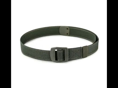 Men Wide Belt with Tang-Buckle Closure