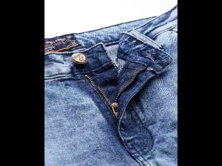 Acid Washed Slim Fit Jeans (4)