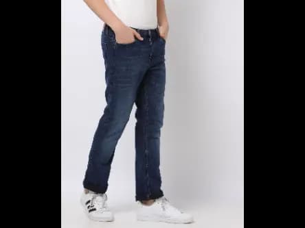 Lightly Washed Slim Fit Jeans