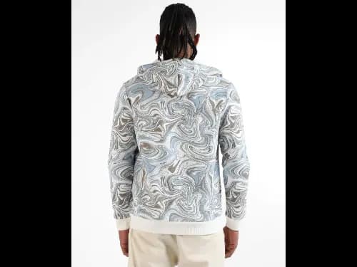 Men Printed Regular Fit Hooded Sweatshirt (3)