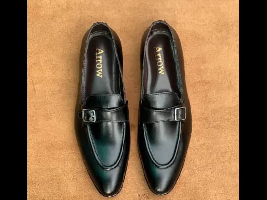 Men’s Jet Black Cow Leather Loafer