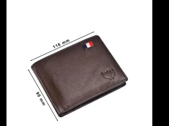 Genuine Leather Bi-Fold Wallet (3)