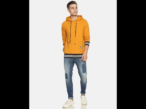 Hooded Sweatshirt with Kangaroo Pocket (3)