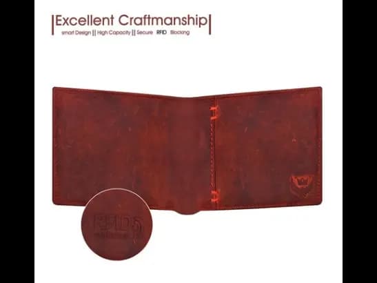 Bi-Fold Wallet with Embossed Logo (3)