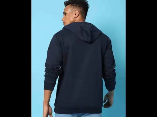 Typographic Print Hoodie (3)