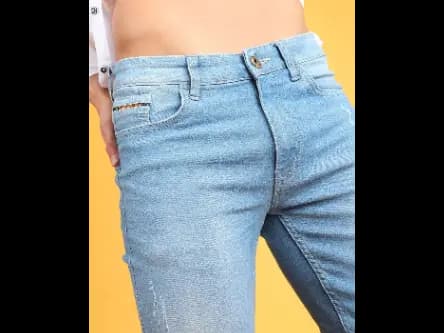Men Washed Distressed Slim Fit Jeans (3)