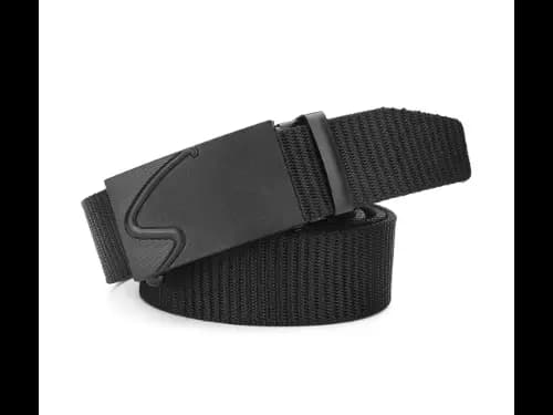 Men Webbed Wide Belt with Autolock Closure
