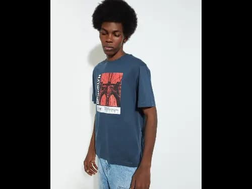 URB_N Men Regular Fit Graphic T-Shirt