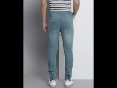 Lightly Washed Slim Fit Jogger Jeans (5)