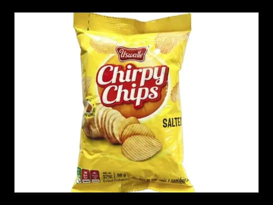 USWATTE CHIRPY CHIPS SALTED 50G