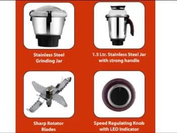 Abans 4 IN 1 Mixer Grinder 1000W - Sumo (2)