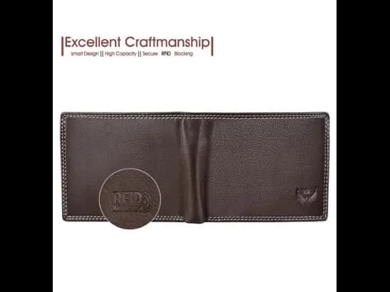 Genuine Leather Bi-Fold Wallet (5)