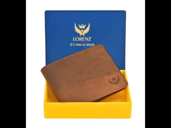 Genuine Leather Bi-Fold Wallet