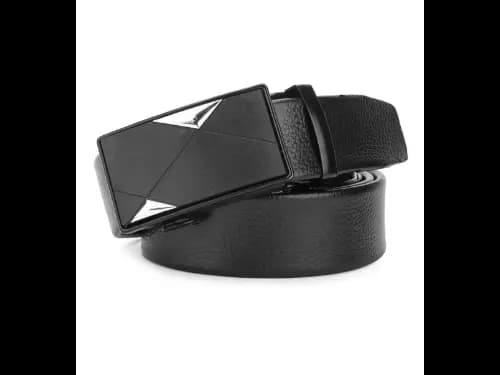 Men Slim Belt with Auto-Lock Closure
