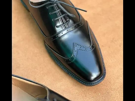 Men’s Jet Black Oxford Shoe (3)