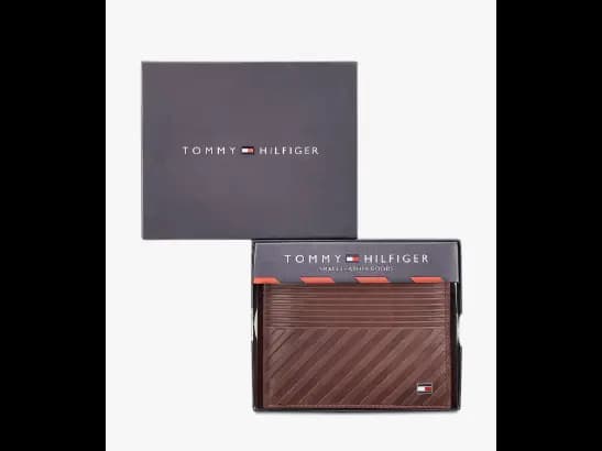 Bi-Fold Wallet with Striped Panel (2)