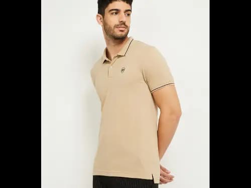 Men Slim Fit Polo T-Shirt (2)