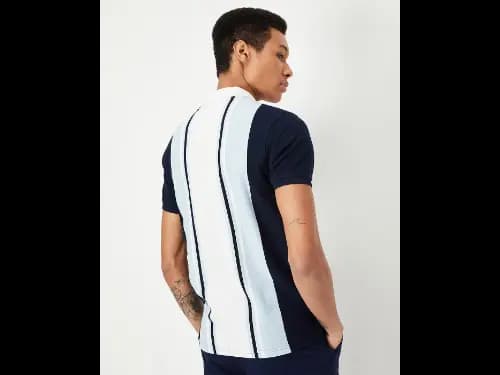 Men Colourblock Slim Fit Polo T-Shirt (2)
