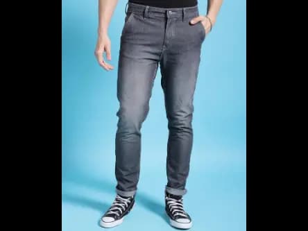 Men Mid-Wash Slim Fit Jeans (2)