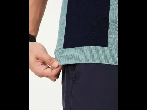 Men Colourblock Regular Fit Polo T-Shirt (5)